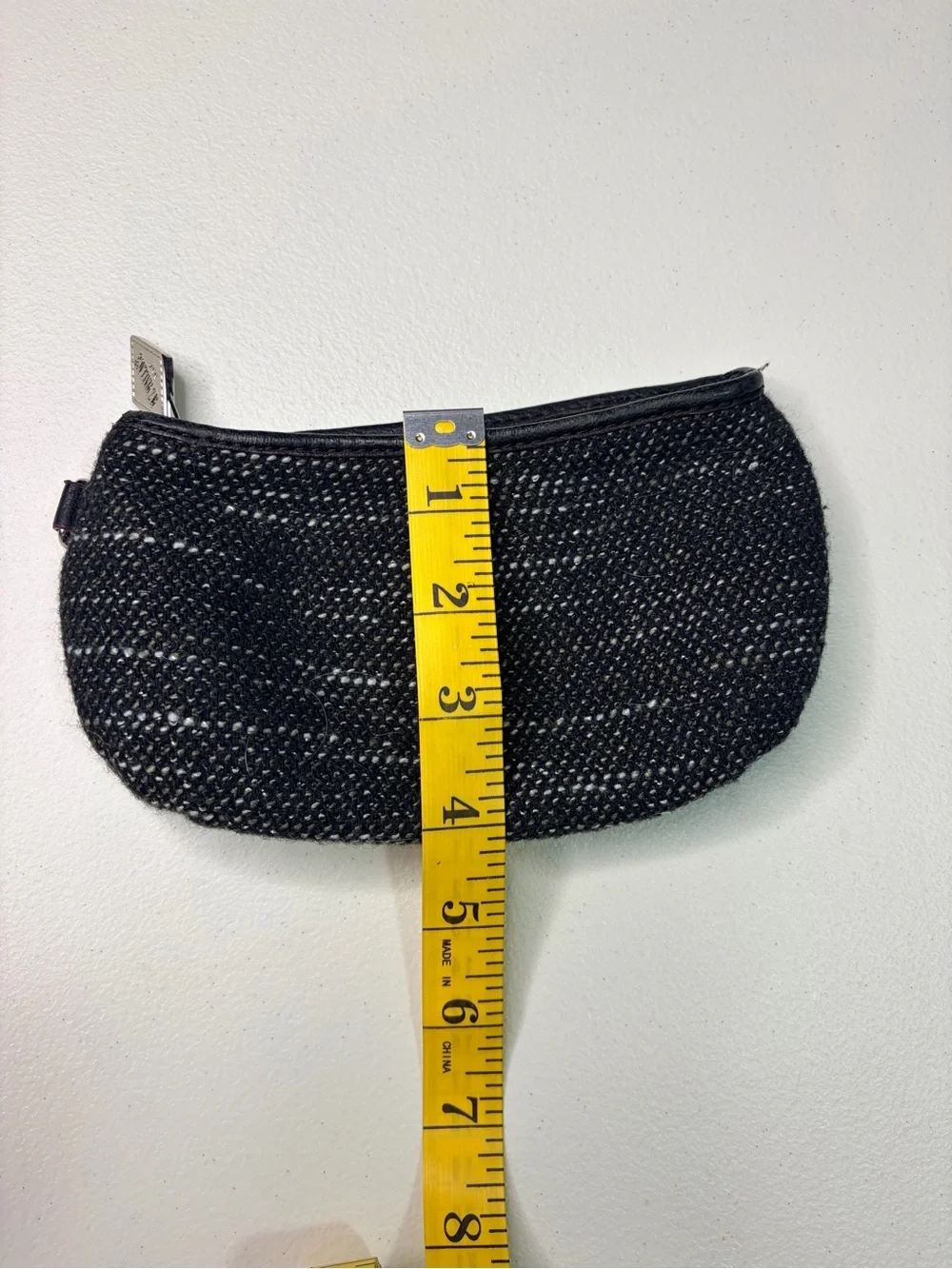 MZ Wallace Black Woven Cosmetic Pouch
